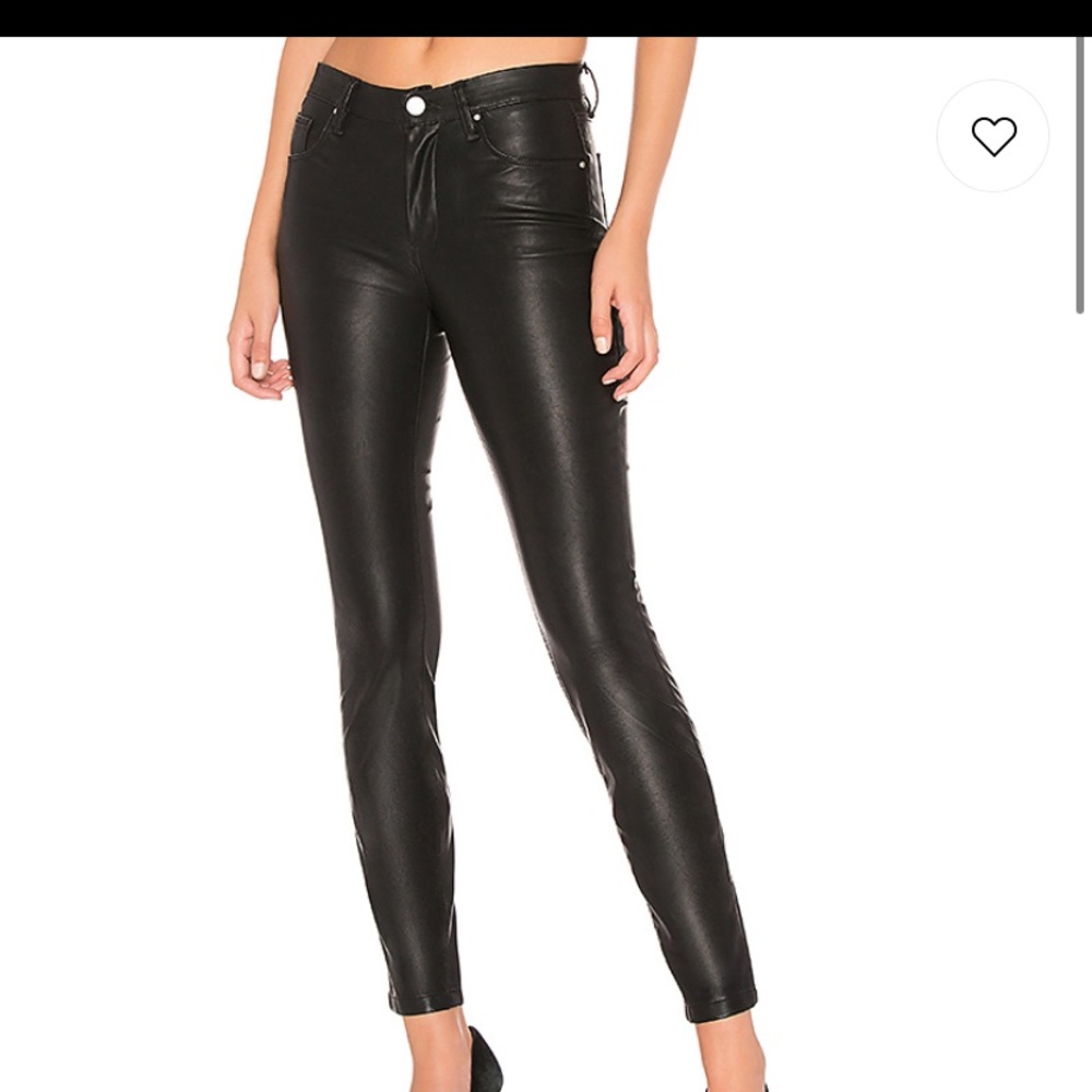 BLANKNYC Vegan Leather Pant in Boom Bap. Size 25